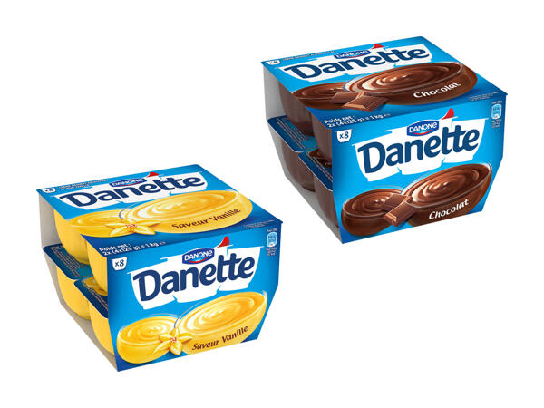 Danette chocolat/vanille Danone