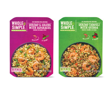 Whole & Simple Shrimp & Grains Single Serve Meal