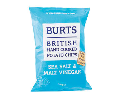 Burts British Potato Chips 150g – Salt & Vinegar