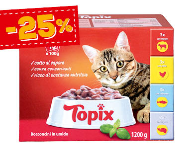 TOPIX Bocconcini per gatti in salsa