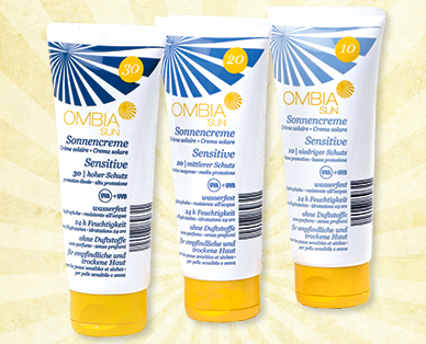 Crema solare per pelli sensibili OMBIA SUN