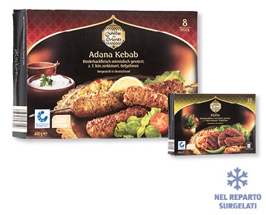 Adana Kebab/Polpette SCHÄTZE DES ORIENTS