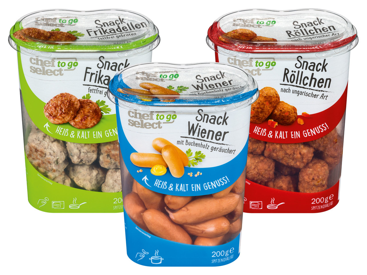 CHEF SELECT TO GO Snack-Sortiment im Becher