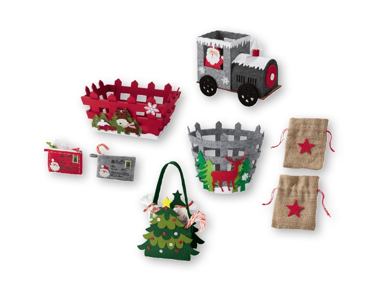 MELINERA(R) Christmas Decorative Basket/Bags