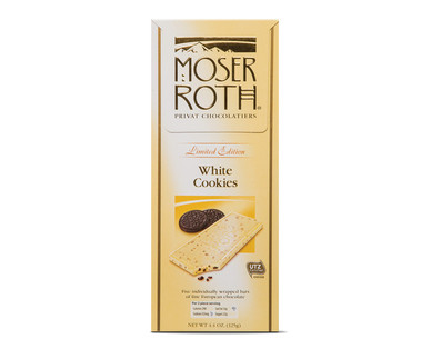 Moser Roth Limited Edition White Chocolate Bars