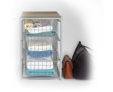 Easy Home 3-Drawer Stackable Organizer