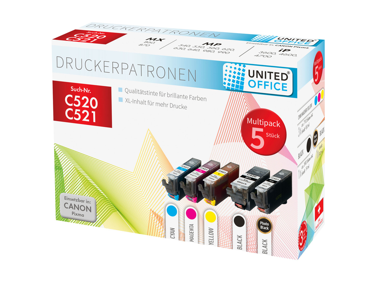 Multipack Cartridges for Canon Printers