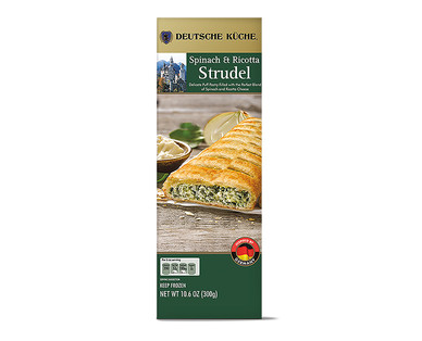 Deutsche Küche Spinach & Ricotta or Artichoke & Cheese Savory Strudels