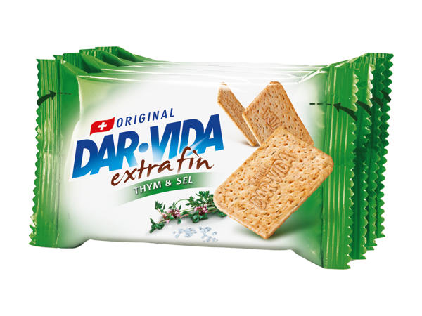 Crackers au thym & sel DAR-VIDA