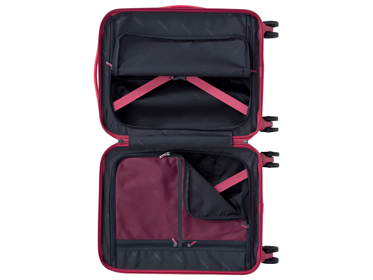 Polycarbonate Pink Suitcase 29L