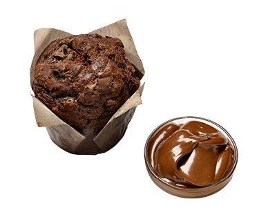 PAN DEL DÌ Muffin al cacao e alla nocciola
