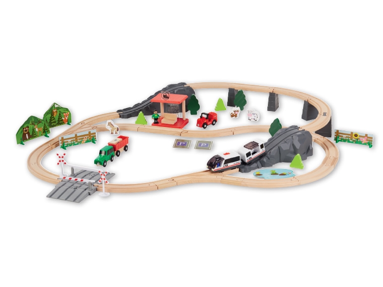 Playtive junior(R) Wooden Train Set