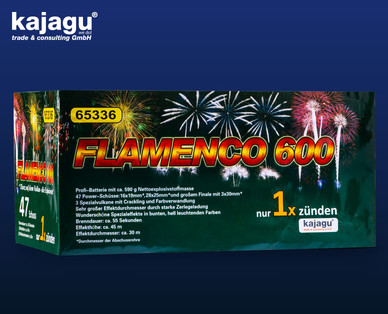 KAJAGU Batteriefeuerwerk „Flamenco"