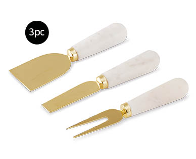 Marble Cheese Knife Set 3 Piece