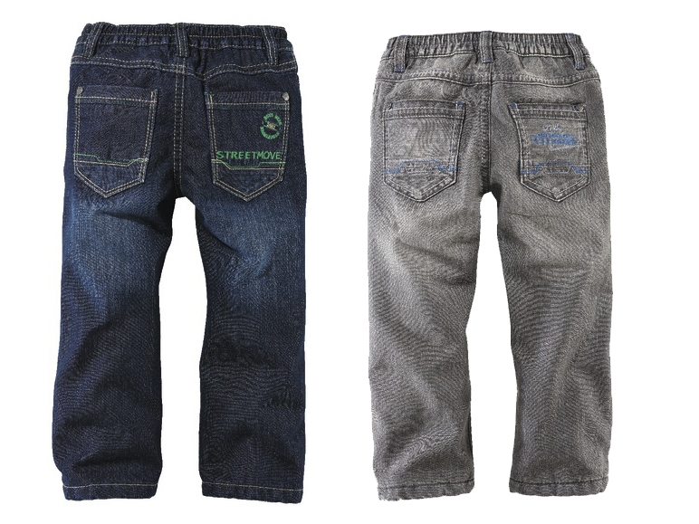 Jeans termo căptușiți, băieți 1 - 6 ani, 2 modele