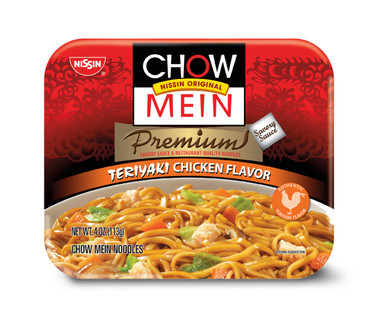 Nissin Chow Mein Chicken or Beef Teriyaki Noodles