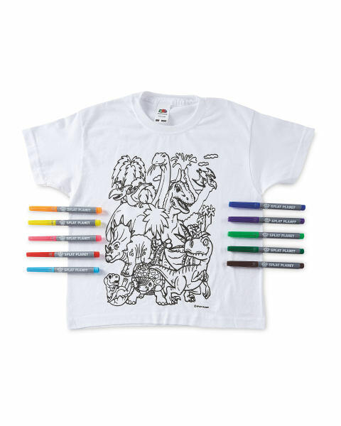 Dinosaur Colour-In  T-Shirt