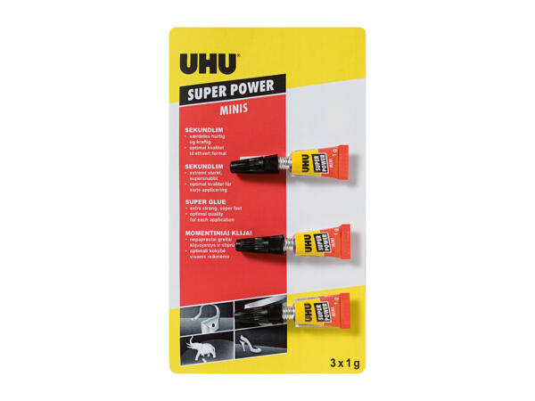 UHU Super Power Superglue Minis