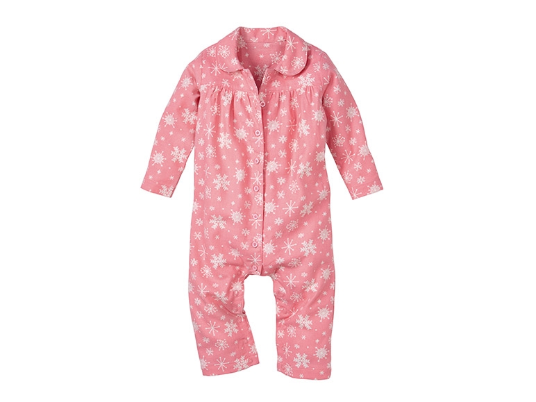LUPILU Baby Girl Flannel Sleep Suit