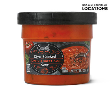 Specially Selected Chicken Noodle or Tomato Basil Soup