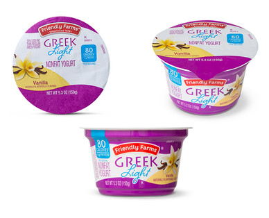 Friendly Farms 80 Calorie Light Greek Yogurt