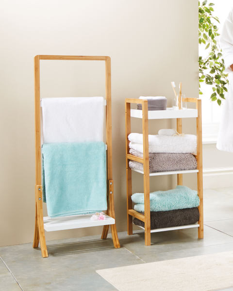 Home Creations Bamboo Towel Rack