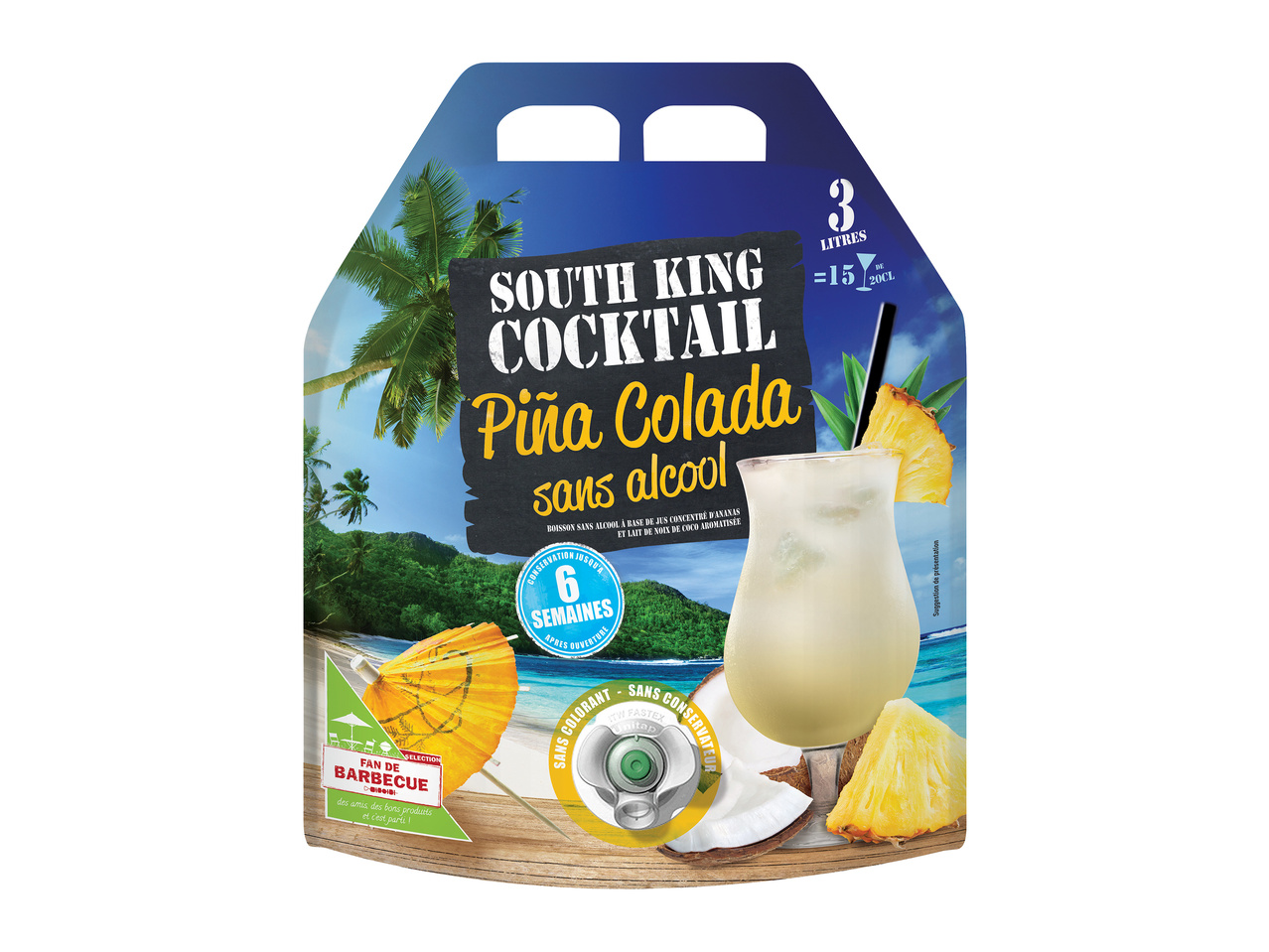 Cocktail Piña Colada sans alcool1