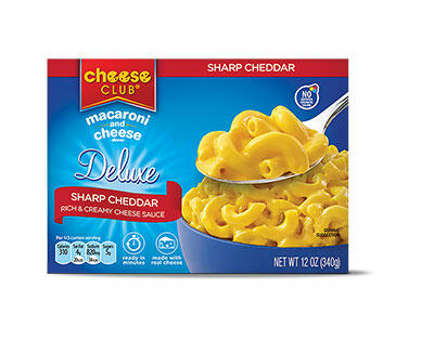 Cheese Club Deluxe Macaroni & Cheese Assorted varieties