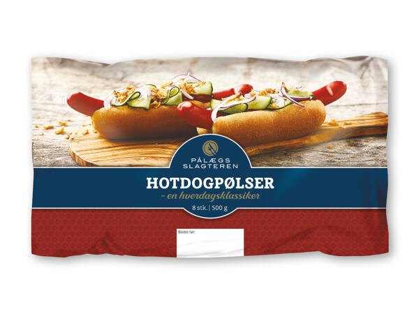 Hotdog- eller wienerpølser
