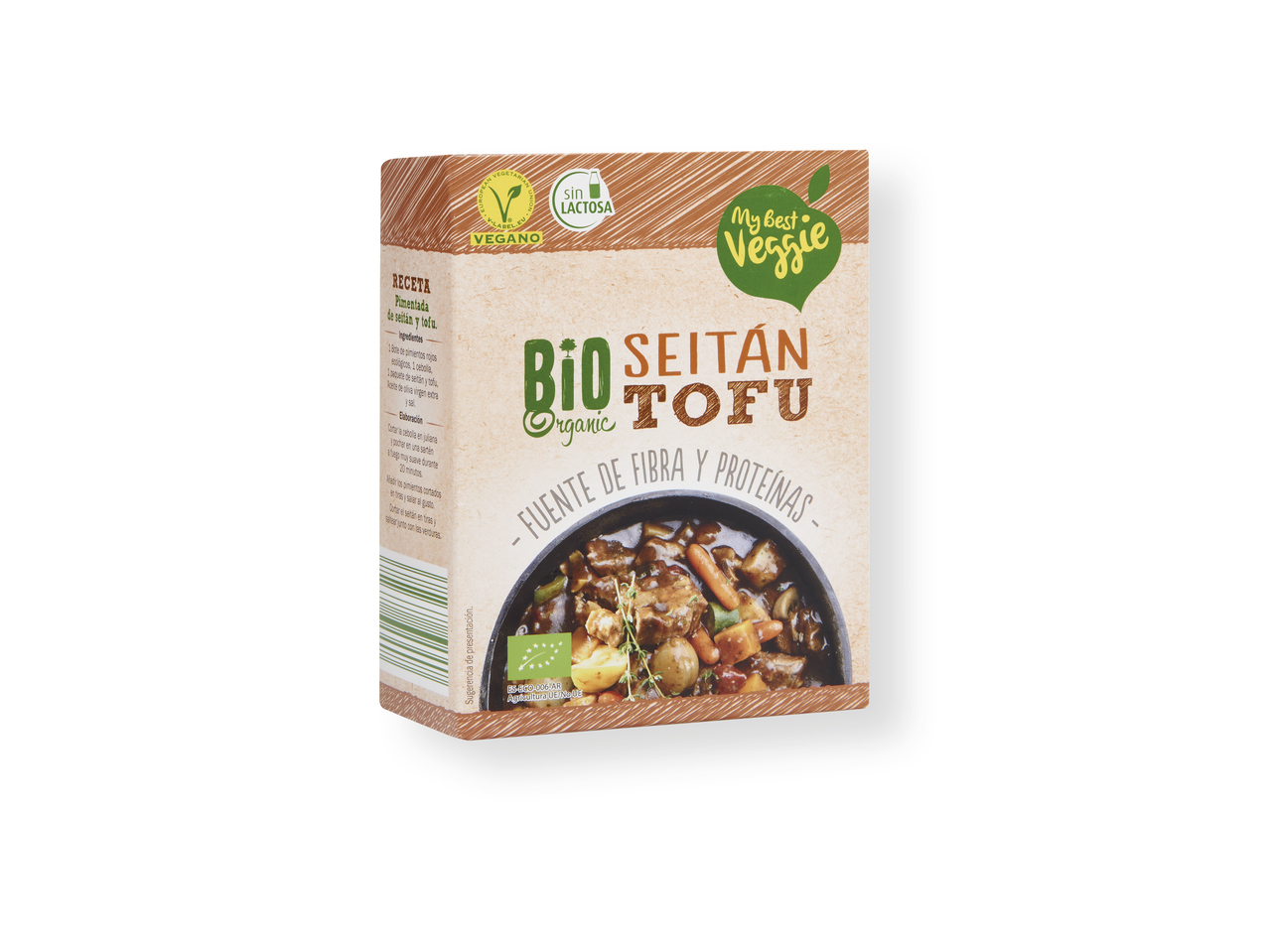 'My best veggie(R)' Seitán con tofu ecológico