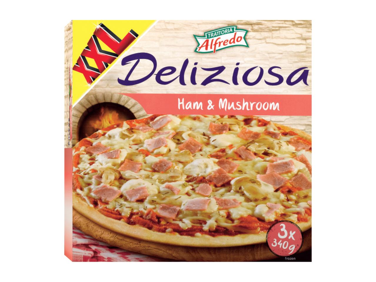 TRATTORIA ALFREDO Ham & Mushroom Pizza