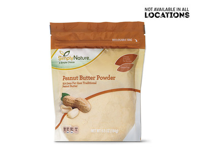 Simply Nature Original or Chocolate Peanut Butter Powder
