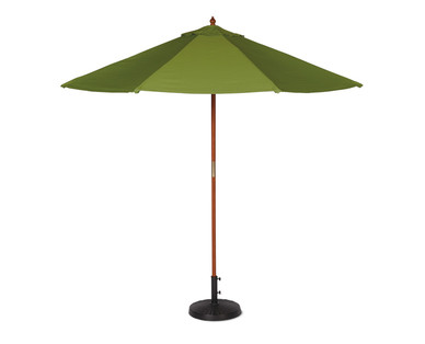 Gardenline 9 Foot Wood Market Umbrella