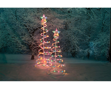Huntington Home Light-Up Spiral Tree Set