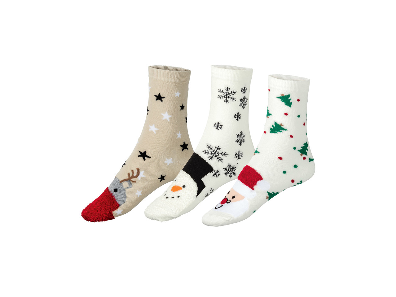 Vánoční ponožky - 3 páry