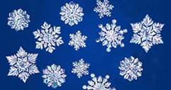 Stickers cristaux diamant pour fenêtre