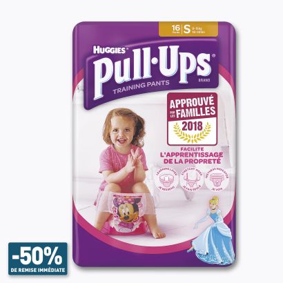 HUGGIES(R) PULL•UPS Culottes 
 d'apprentissage de la propreté