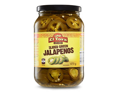 Sliced Jalapeños 470g or Sandhurst Fajita Mix with Paquillo Peppers and Onions 280g