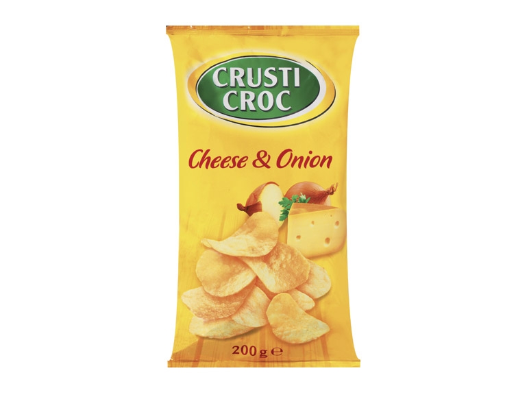 Chips goût fromage et oignon