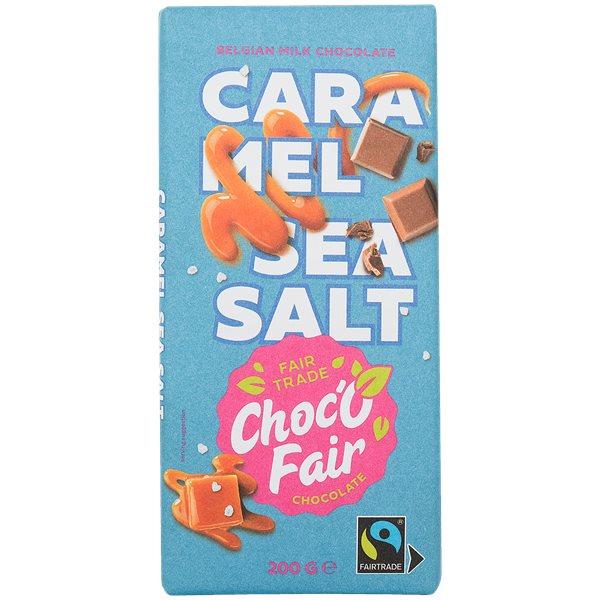 tablette de chocolat Choc-O-Fair Lait, Caramel & Sel marin