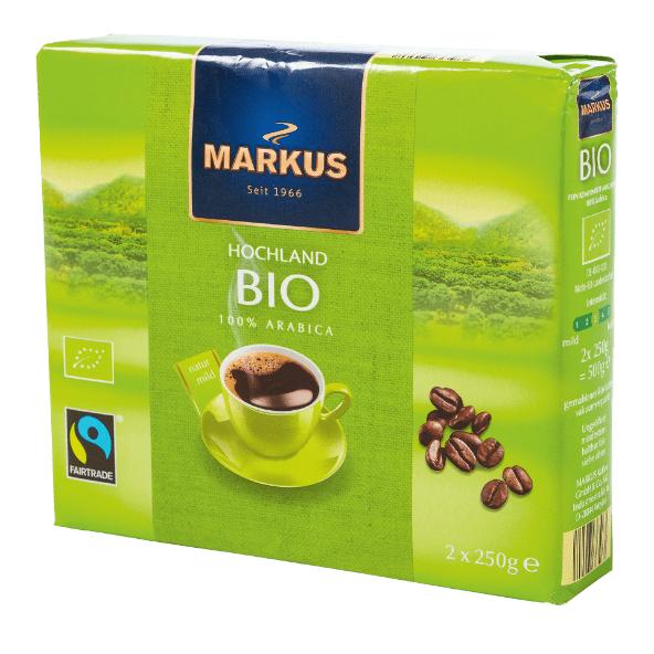 Café filtre bio Fairtrade, 2 pcs
