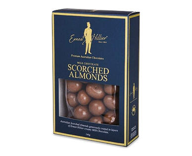 Ernest Hillier Milk Chocolate Coated Scorched Almonds 240g