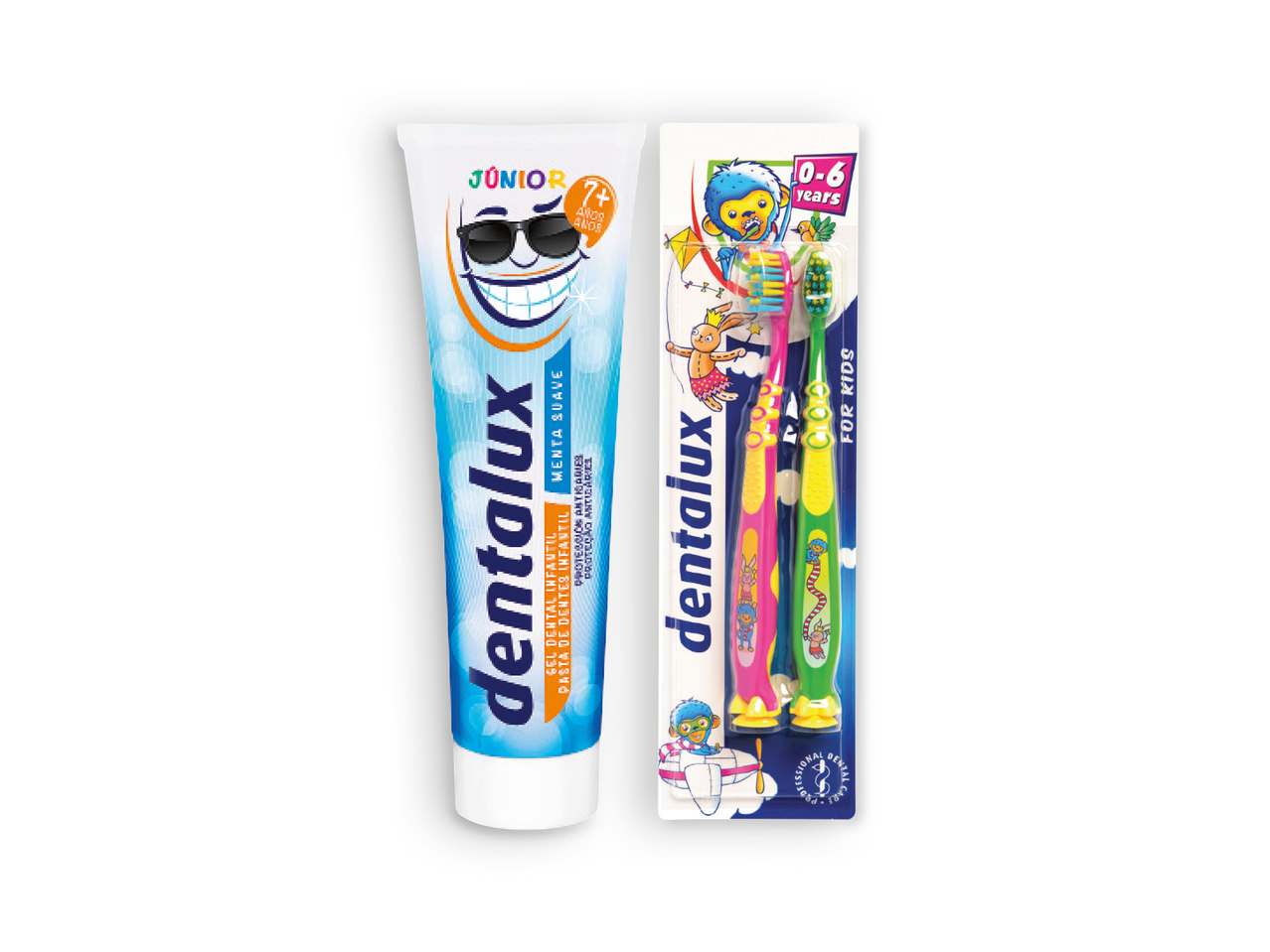 DENTALUX(R) Pasta / Escova de Dentes para Criança