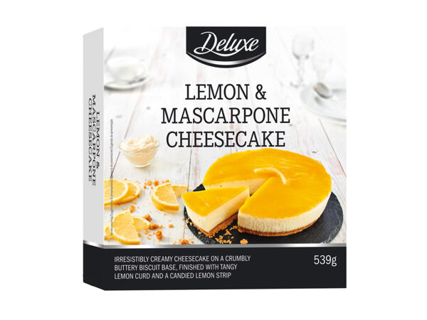 Deluxe(R) Cheesecake de Limão e Mascarpone