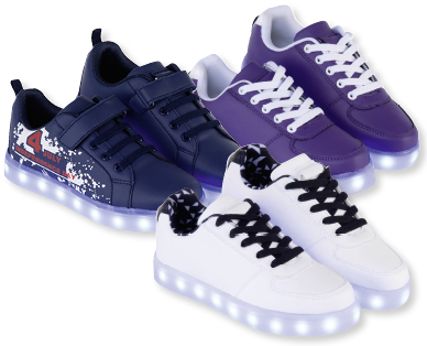 KIDZ ALIVE Kinder-Schuhe mit LED-Leuchtsohle
