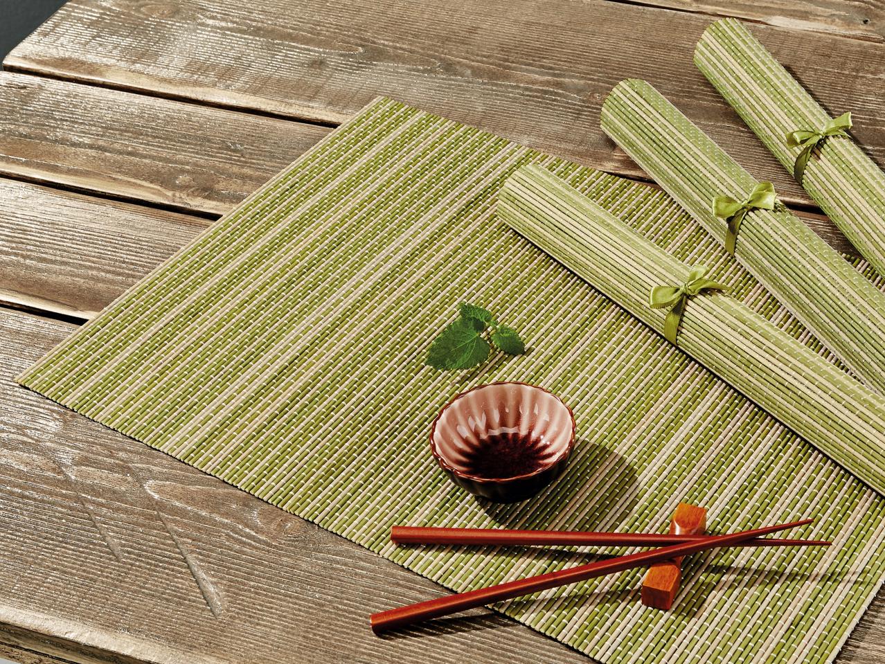 Meradiso Bamboo Table Runner or Placemats 1