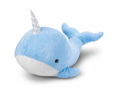 giant plush narwhal