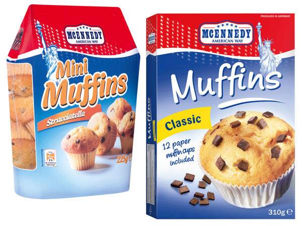 MCENNEDY Mini Muffins/Muffins Backmischung