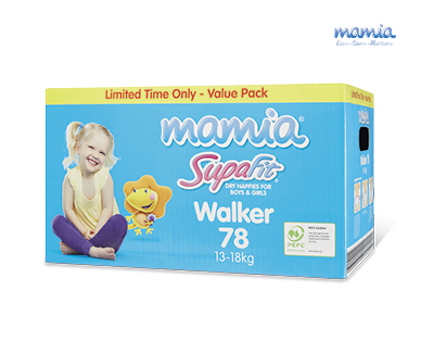 Walker Nappies Value Pack 78pk