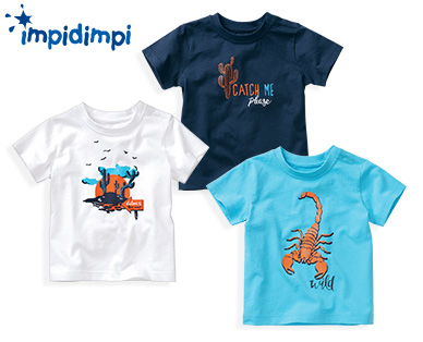 impidimpi Kleinkinder-T-Shirt-Set, 3 Stück